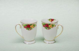 花開富貴情侶杯 外貿原單陶瓷，品質與美感的完美結合